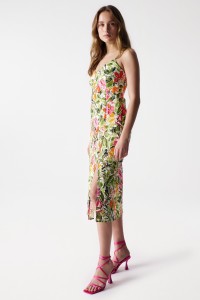 MIDI FLORAL DRESS