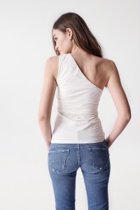 TOP WITH ASYMMETRICAL NECKLINE