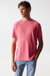 PLAIN T-SHIRT WITH PRINT