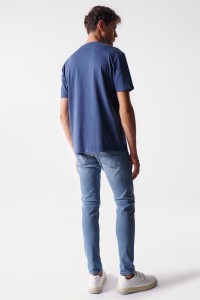 PLAIN T-SHIRT WITH PRINT