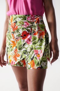 FLORAL SKORT