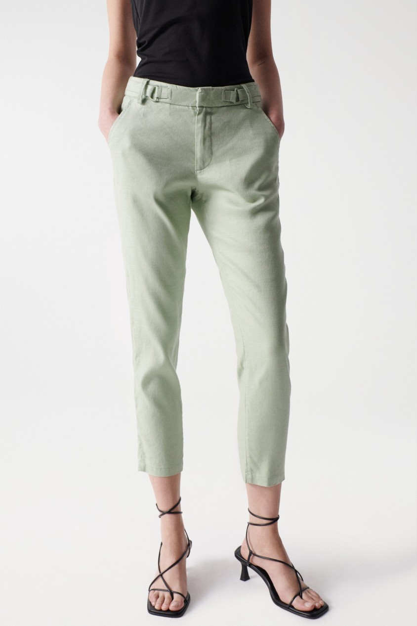 PANTALN CHINO DE LINO