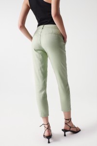 PANTALON CHINO EN LIN