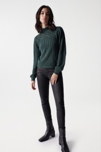 OPEN STITCH KNITTED JUMPER