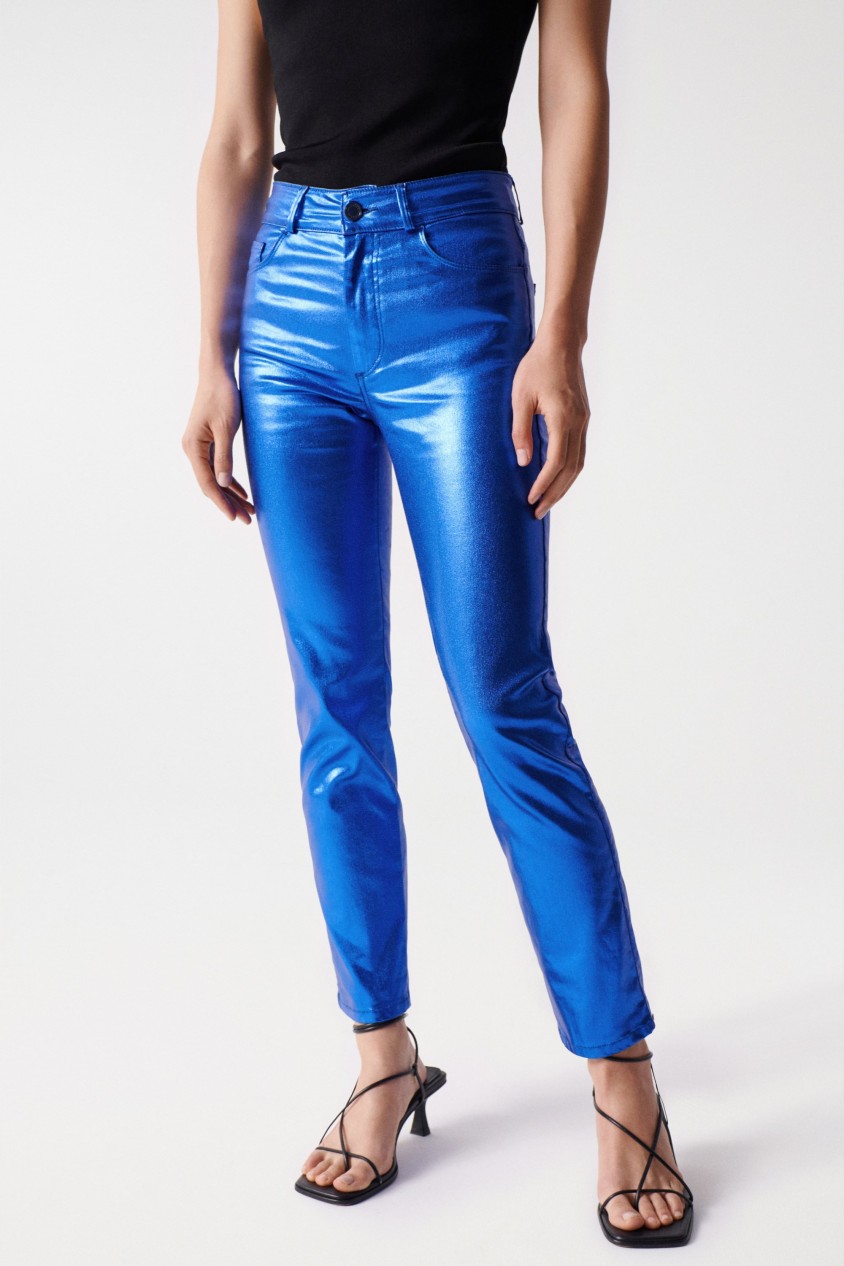 COATED-DESTINY PUSH UP-JEANS BLAU MADALENA ABECASIS