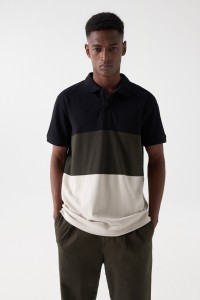 TRICOLOUR POLO SHIRT