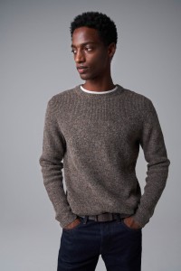 PULL EN MAILLE EN LAINE