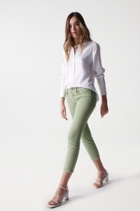 WONDER PUSH UP-JEANS, GRN