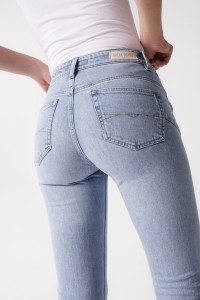 CROPPED FAITH PUSH IN-JEANS, SLIM