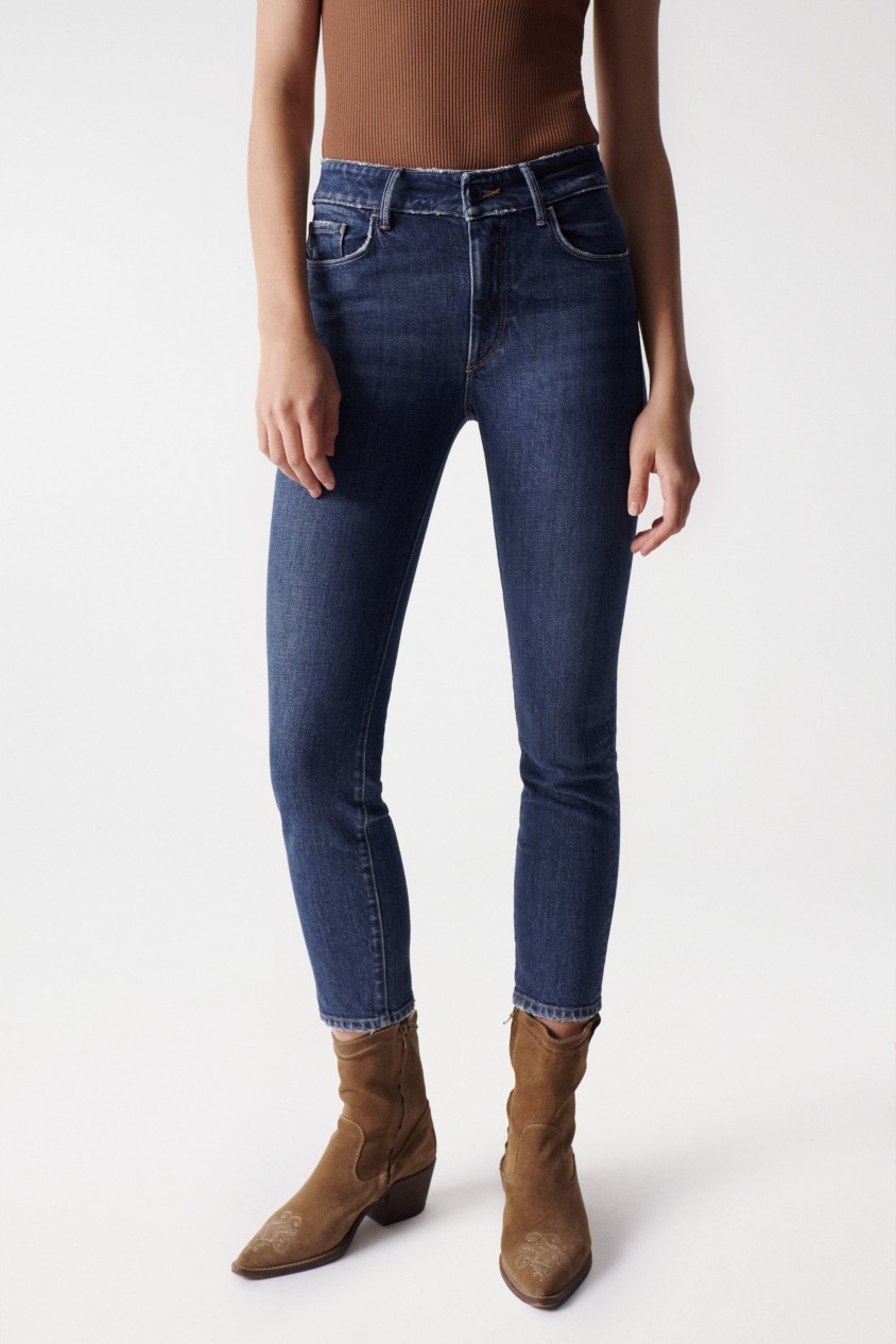 CROPPED DESTINY PUSH UP-JEANS, SLIM, MADALENA ABECASIS