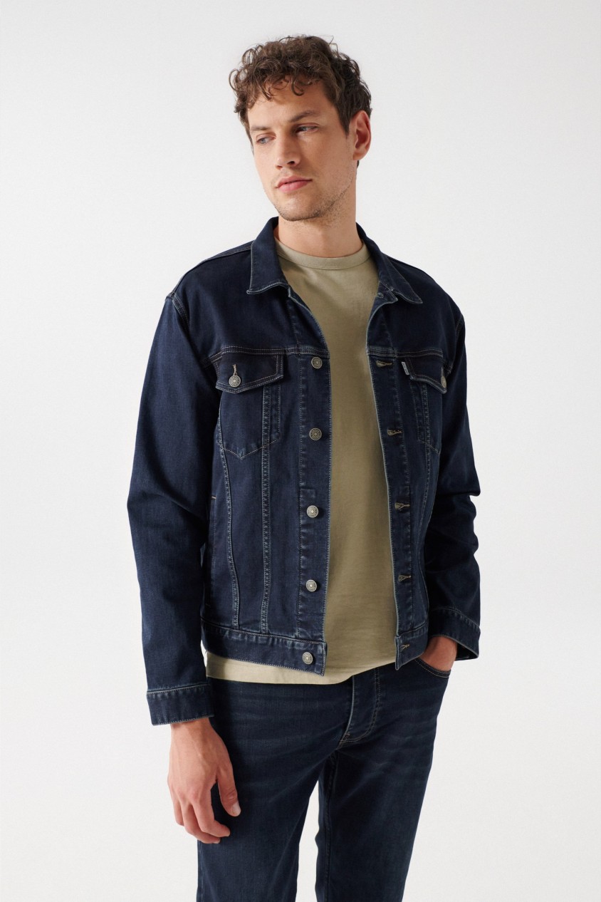 BLOUSON EN DENIM S-ACTIV REGULAR