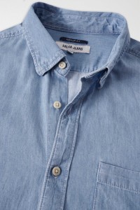 CHEMISE EN DENIM COUPE DROITE