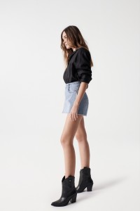 JUPE-SHORT EN JEAN TRUE