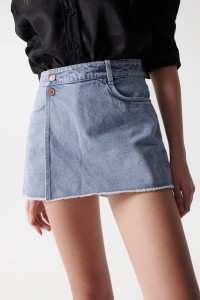 JUPE-SHORT EN JEAN TRUE