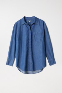 CHEMISE OVERSIZE EN LIGHTDENIM