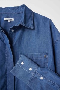 CHEMISE OVERSIZE EN LIGHTDENIM