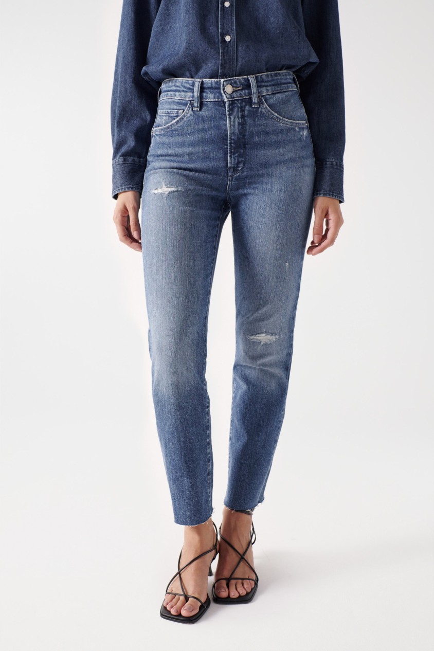 FAITH PUSH IN-JEANS MIT RISSEN