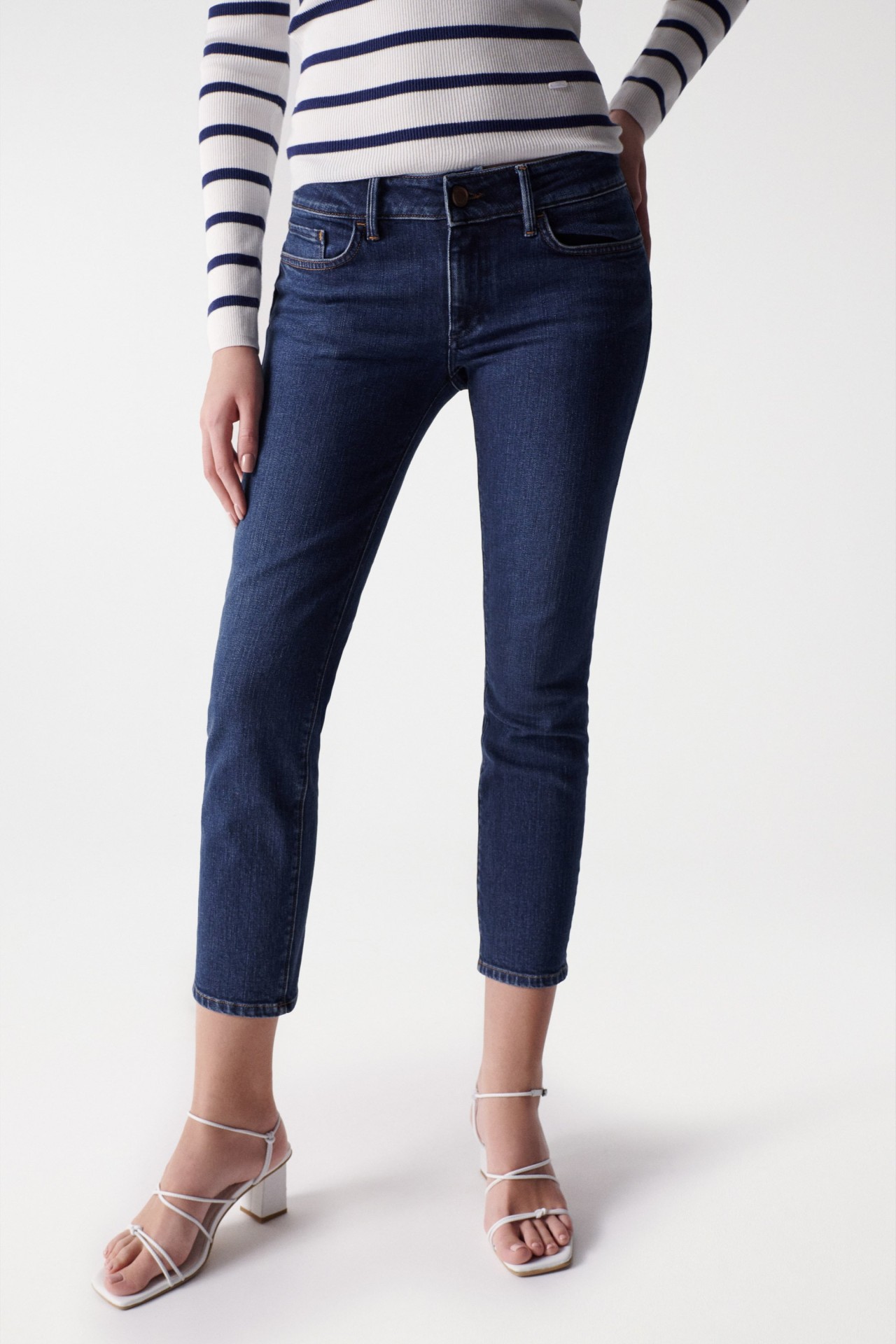 CROPPED WONDER PUSH UP-JEANS, SLIM