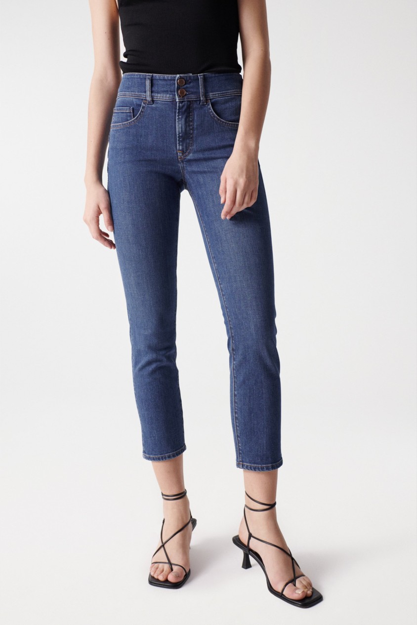 VAQUEROS SECRET PUSH IN CROPPED SLIM