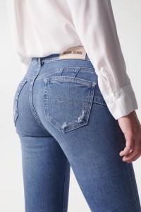 WONDER PUSH UP-JEANS, CROPPED SLIM