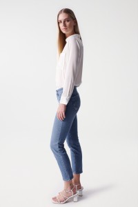 WONDER PUSH UP-JEANS, CROPPED SLIM