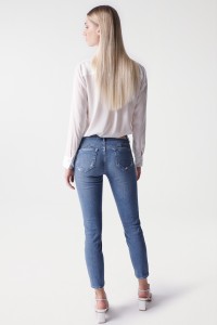 WONDER PUSH UP-JEANS, CROPPED SLIM