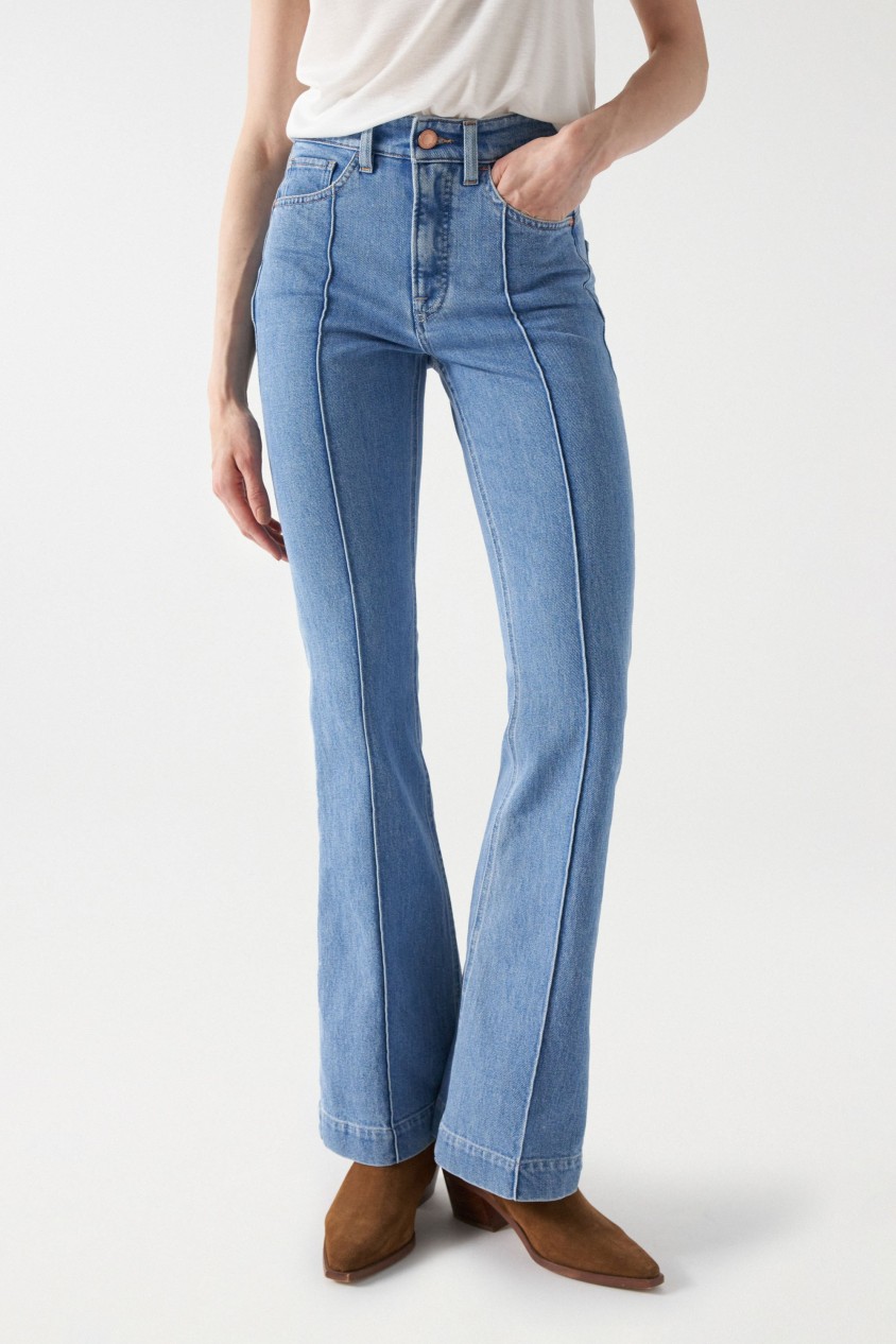 FAITH PUSH IN-JEANS MIT FRONTNAHT