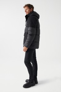 PUFFER-JACKE MIT KAPUZE