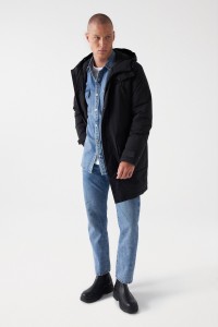 LONG HOODED PARKA