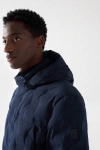 QUILTED JACKET WITH HOOD