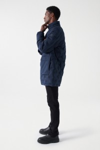 QUILTED JACKET WITH HOOD