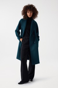 MANTEAU EN TISSU DE LAINE