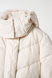 PUFFER JACKET WITH BELT