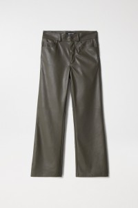 LEATHER EFFECT DESTINY PUSH-UP TROUSERS