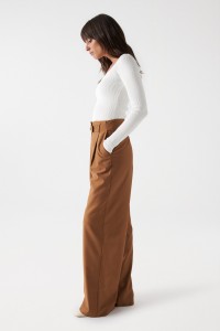 PANTALON TAILLE HAUTE STRAIGHT