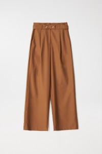 STRAIGHT HIGH RISE TROUSERS