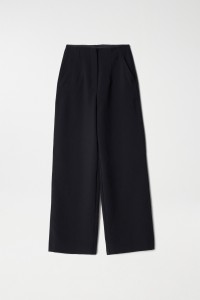 STRAIGHT FABRIC TROUSERS