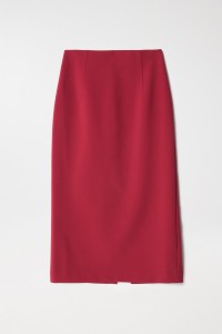 FABRIC MIDI SKIRT