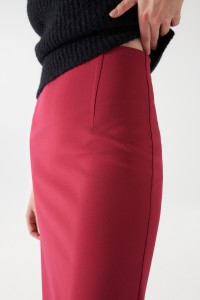 FABRIC MIDI SKIRT