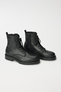 LEATHER MILITARY BOOTS