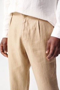 PANTALON CHINO EN LIN