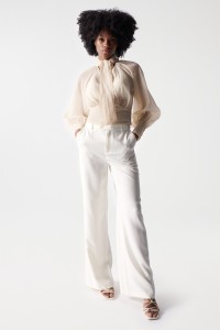 FLOWING HIGH RISE TROUSERS