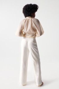 FLOWING HIGH RISE TROUSERS