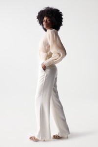 FLOWING HIGH RISE TROUSERS