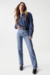 THE VILL CONCEPT REGULAR DENIM SHIRT