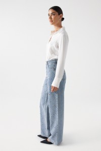 JEAN TRUE WIDE LEG