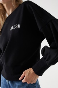 SWEATSHIRT UNI AVEC LOGO SALSA