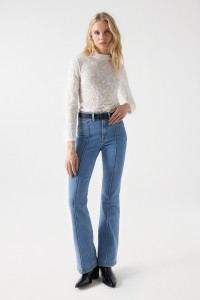 TEXTURED FABRIC TOP