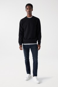 SWEATSHIRT WITH PADDED DETAIL