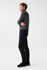 SLIM JEANS DENIM BLACK OD, BLACK